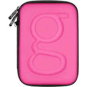 Diabetes Travel Case Hard Shell, Storage Organizer for Glucose Monitor Kit, Insulin Pen, Blood Sugar Test Strips, Syringe, Needles and Other Diabetic Care Supplies - Premium & Durable Hard Case, Pink