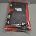 Christmas Bathroom Rugs and Mats Sets 3 Piece Joy Christmas Balls Bath Sets Non Slip Bath Rug Set with U Shape Rug Snowflake Red Black Stripe Contour Toilet Rug for Bathroom Floor Xmas Small Size (18"x30"+14"x18"+15"x18"Small)