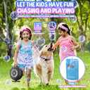 Bubble Machine, Automatic Bubble Blower for Kids Toddlers, 8000+ Bubbles Per Minute, 90 200 Oscillating Electric Plug-in or Batteries Bubble Maker Toys for Outdoor Birthday Party - Black