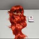 28 inch Fashion Wigs Long Wavy Curly Hair Cosplay Wig (Red)