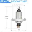 42" 48" Mower Deck Spindle Assembly Fit for John Deere D110 D130 D125 D140 E140 E130 LA115 LA100 LA120 LA125 LA145 LA105 Lawn Mower Replaces OEM AUC15811 GY21098 GY20454 GY20962 GY20867 2 Pack