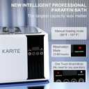 KARITE Paraffin Wax Machine for Hands and Feet, 9000ml Paraffin Wax Bath with Auto-Timer, Smart Mode, Precision Temperature Control, Paraffin Wax Warmer Kit with 16PCs Refills