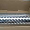 Diamond Plate Aluminum Sheet 0.045" with Rivets,3003-H22 Non-Slip for RV Floor,Truck Bed & Boat(24'' x 94.5'')