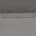 Nieifi Spice Rack Wall Mount, 4 Pack, Clear, Screw or Adhesive Installation, Spice Rack Organizer for Your Kitchen Cabinet or Pantry Door