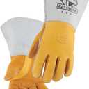 Revco 850L Flame Resistant Nomex Lined Elkskin Stick Welding Gloves L (Large (Pack of 1)) Yellow