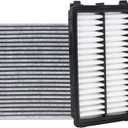 28113-L1000 Engine Air Filter and 97133-L0000 Cabin Air Filter kit Compatible with 2022-2025 Hyundai Tucson 2021-2025 Santa Fe 2020-2025 Sonata 2021-2025 Kia K5 Sorento Not For Hybrid