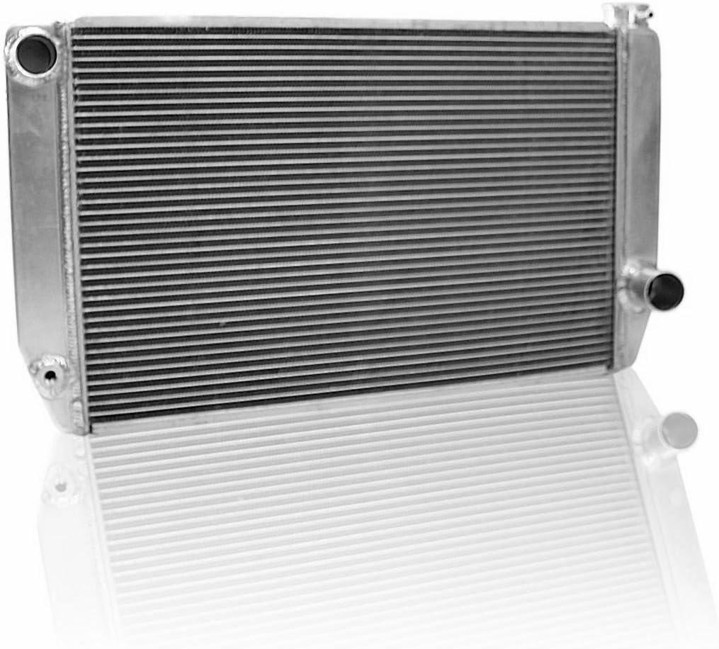 Griffin Radiator 1-55241-X MaxCool 27.5" x 15.5" 2-Row Universal Radiator with 1.25" Tube