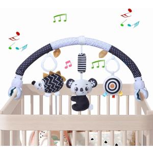 Pau1Hami1ton Baby Stroller Arch Toys, Car Seat Toys,Bouncer Toy Bar/Mobile for Bassinet,Adjustable Baby Hanging Toys Fit for Crib Bed,Stroller,Car Seat.S-19(Koala)