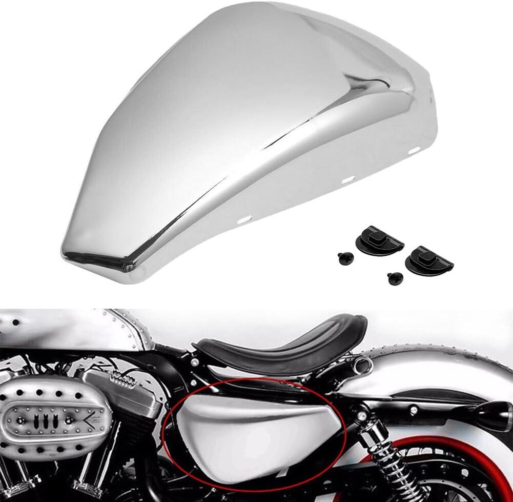 Chrome Left Side Battery Cover for Harley Sportster XL883 XL1200 1200 883 48 72 Models 2014-2022