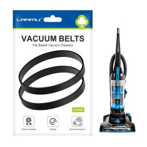 LANMU Replacement Belt Compatible with Bissell PowerForce Helix Turbo Pet Vacuum, Fit Models 2191, 2191U, 2190, 1700, 1701, 1797, 2691, 2692, 1240, 12B1, 68C7, 3920, Replace Parts 2031093 (2-Pack)