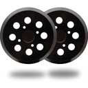 2 Pack 5" Hook and Loop Replacement Sander Pad for Ryobi RS290, RS241, RS240, RS280/RS280VS, RS281VS, P411 Random Orbit Sander