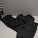 3 Piece Workout Sets for Women High Waisted Leggings with Pockets Tummy Control Biker Shorts Yoga Sports Bra Size M