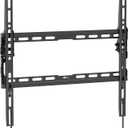 WALI Tilt TV Wall Mount Bracket for Most 32-70 inches LED, LCD, OLED Flat Screen TVs up to 99lbs with Mounting Holes 100x100mm to 400x400mm (TTM-1), Black