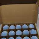 Brightown 15 Pcs Light Blue Velvet Christmas Balls, 3.15 Inch Velvet Ornaments for Christmas Tree, Christma Tree Flocked Ornaments Balls for Family Holiday Wedding Party Xmas Hanging Decoration