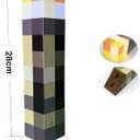 Light-up Wall Torch Lamp with 3 Lighting Levels, Hand Held & Wall Mountable Table Lamps, USB Rechargeable Night Light, Costume Cosplay Bedside Lamp for Home/Office Decor (1-color)