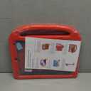 TOEVEK Kids Case for iPad 9th/8th/7th Generation, iPad 10.2 Kids Case with Built-in Screen Protector, Durable Shockproof Handle Stand Protective Cover for iPad 10.2 Inch 2021/2020/2019, Red