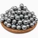 150 X 50 Cal Aluminum Balls, Hard 50 Cal Ammo Fits for Umarex T4E TR50/HDP50/HDR50/BP50, 2.8 Grams Reusable Solid Projectiles for Training, Self Defense Balls and Target Practice