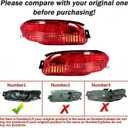 Rear Bumper Tail Signal Light For Lexus RX400h RX330 RX350 2004-2009 81910-0E010 Right