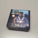 Running Lights for Runners, 500 Lumens Running Light with 45 Adjustable Tilt, 360 Reflective Vest & IPX4 Waterproof Rechargeable Safety Light Up Gear for Night Walking/Cycling/Jogging/Hiking