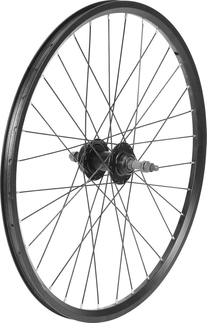 MTB Wheel 24"/26" Bike Wheelset, Bicycle Rim, Front Wheel-Quick Release Disc Brake, Rear Wheel-Bolt-on Axle, 36 Spoke, Compatible 6-8 Speed Cassette, Aluminum Alloy