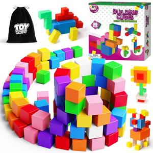 TOY Life Magnetic Building Blocks Magnetic Blocks for Toddlers Age 3-5 STEM Blocks for Kids Ages 4-8 STEM Magnet Cubes for Kids Ages 3-5 Learning Preschool Building Toys