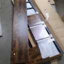 KEIKI Twin XL Metal Loft Bed with Desk & Six Storage Shelves, Sturdy Metal Bed Frame with Ladder & Safety Guardrails, No Box Spring Needed, Perfect for Dorm, Bedroom, Guest Room, Black