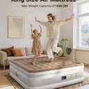 iDOO 20" Raised King Size Air Mattress with Built in Pump, 1000 lbs Max