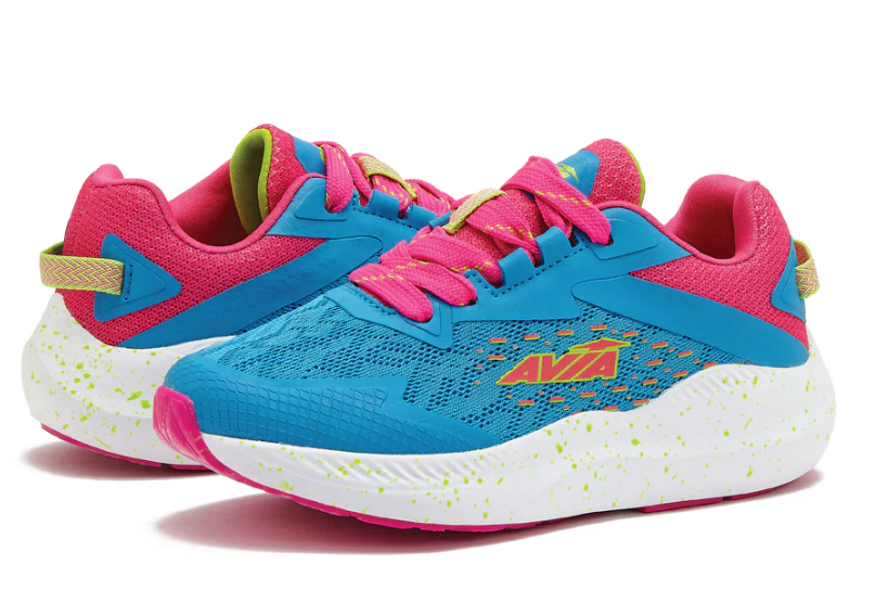 Avia Storm Girls Running Shoes with Lightweight Breathable Mesh - Blue 11