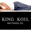 King Koil Luxury Air Mattress Queen with Built in Pump, Integrated Premium Pillow Inflatable Airbed for Guests, Camping & Home 