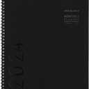 AT-A-GLANCE 2024 Monthly Diary 9" x 11" Large, Contemporary Lite, Black (7026XL0524)