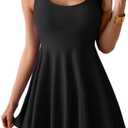 B2prity One Piece Swimdress Swimsuits for Women Tummy Control Swim Dress Cute Modest Skirt Bathing Suit Size XL