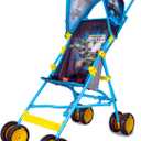 Monster Jam Official Umbrella Stroller with Canopy, Lightweight Easy Fold Compact Toddler and Baby 3D Stroller for Travel