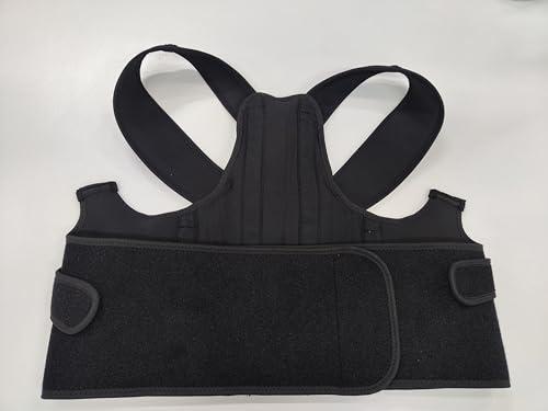 Breathable Posture Corrector for Women Men - Lightweight Upper Back Brace for Pain Relief from Shoulder, Neck, Clavicle / Upper Spine Straightener Support for Hunchback Bad Posture Under Clothes Large