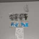 HBL' 2 Pack 165 Soft Close Cabinet Hinges, 35mm Full Overlay European Concealed Hinges for Frameless Kitchen Cabinets, Wide Opening Corner & Lazy Susan Cabinet Hinges