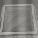 HVAC Premium 8" x 8" Cube Core Eggcrate Return Air Filter Grille for 1" Filter - Aluminum - White [Outer Dimensions: 10.5" x 10.5"]