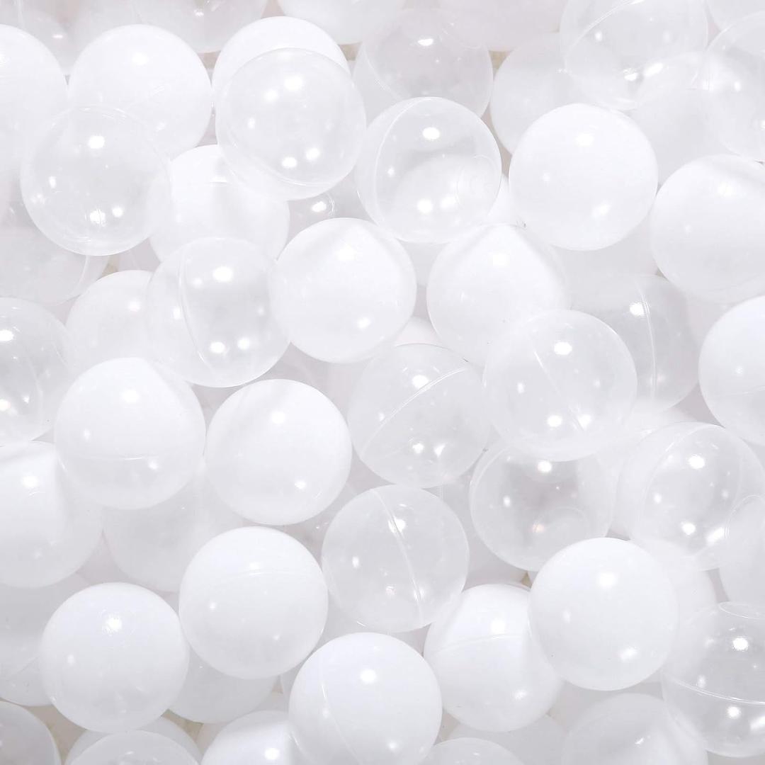 STARBOLO Ball Pit Balls for Toddlers Phthalate Free BPA Free Non-Toxic Crush Proof Play Balls for Toddlers Kids Pool Playhouse Pack of 500