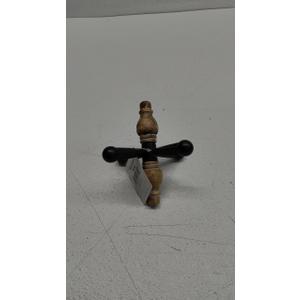 Bambeco 6In Metal Wood Jack Retro Decor Bambeco 6In Metal Wood Jack Retro Decor