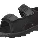 Beverly Hills Polo Club Boy's Sports Active Sandals Open Toe Athletic Summer Shoe (4 Big Kid, Black)