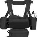 Tactical Chest Mini Rig 1000D Quick Release Multifunctional Tactical Vest Outdoor with Multi-Pockets