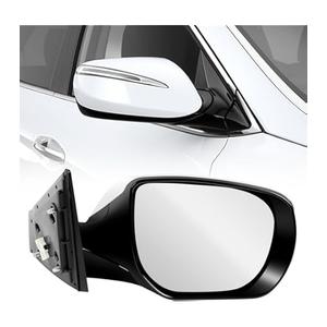 Paderson Right Passenger Side Mirror Assembly Fits 2013-2018 Hyundai Santa Fe Sport with Power Glass Heated Turn Signal and Manual Folding Blind Spot Detection Replace HY1321234(8Pins)