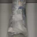 LeZakaa Christmas Wrapping Paper Bundle -Mini Roll with Bow, Ribbon, Sticker, Gift Tag -Navy with Silver Foil Design with Snowy Woodland Scenes/Snowflake/Tree-17x120 inches-3 Rolls (42.5sq.ft.ttl.)