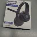 Wireless Headset with Mic for Work, Bluetooth 5.4 Office Headset with AI Noise Cancelling, USB A/C Dongle & Mic Mute for Computer Laptop PC, Lightweight Design for Call Center