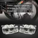 cciyu Front Left & Right Disc Brake Calipers Assembly 18B5073 18B5072