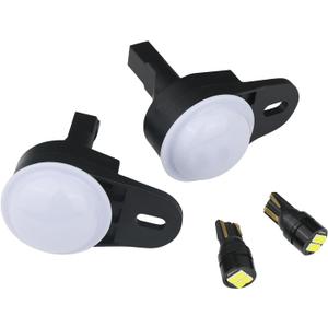 APPERFiT LED Footwell Courtesy Lights under Dash for Interior Floor Board 68395784AA Compatible with Dodge Ram 1500 2500 3500, Jeep Wrangler Grand Cherokee Interior Accessories Parts 2pcs