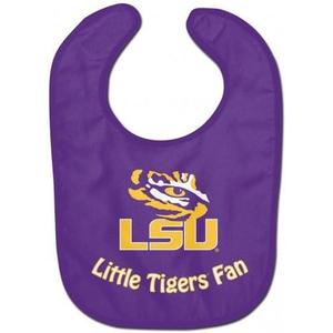 NCAA College Full Color Mesh Baby Bibs (LSU Tigers All Pro)