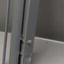 Cordless Light Filtering Mini Blind - 30 Inch Width, 64 Inch Length, 1" Slat Size - Grey - Cordless GII Morningstar Horizontal Windows Blinds for Interior by Achim Home Decor