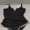 Tempt Me Womens One Piece Swimsuit - Tummy Control Bathing Suit V Wired Ribbed Full Coverage 2025 Swimwear, XL