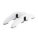 WELLAND Support Feet for 360 Degree Configurable Gate Collection, White, A Pair