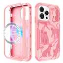 LISEVO for iPhone 15 Pro Case Compatible with MagSafe, Leopard