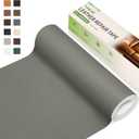 Leather Repair Tape16x80 Inch Self Adhesive Leather Repair PatchLeather Repair Kit for FurnitureCouches, Car Seats, Cabinets, Handbags(Dark Grey-Litchi Grain)